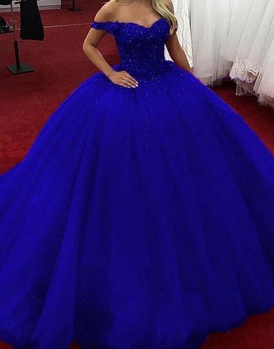 Sweetheart Bodice Corset Tulle Ball Gowns Prom Dress