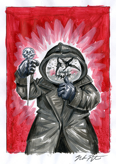 Silent SPENCER / BRYCE Nine Kills Color Rough - Horrorible Kids - Series 7 2022