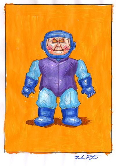 Chilling CHARLIE / Fun LANDEN Color Rough - Horrorible Kids - Series 7 2022