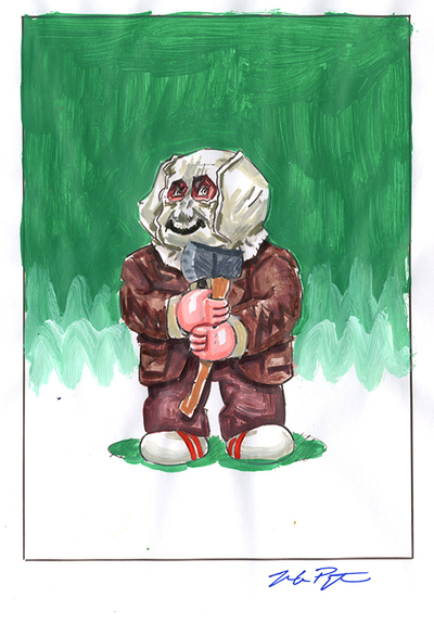 Strange EARL / Intrudin' TRUDY Color Rough - Horrorible Kids - Series 7 2022