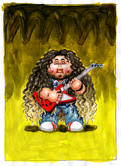 Coiffed CLAUDIO / Amory WARREN Color Rough - Slop Culture Kids - Series 1 2022