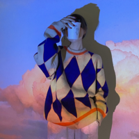 Diamond Color Block Knit Sweater - Thumbnail 7