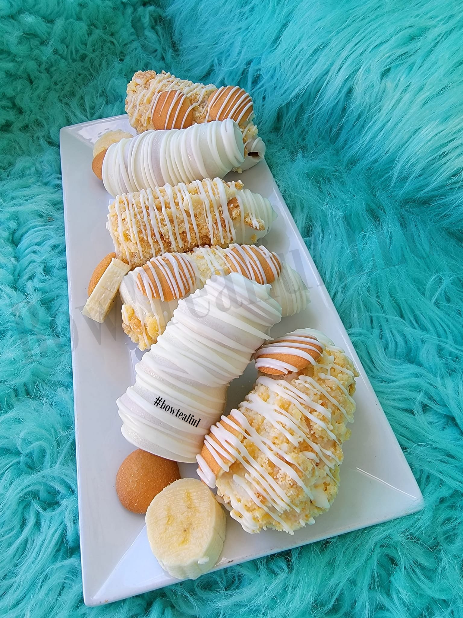 Gourmet Banana Pudding Candied Dipped Banana's 1 Doz.