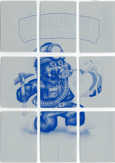 MYA Bloody Valentine / Scary HARRY 9 Plate Puzzle Sets