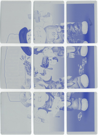 Equipped EDGAR / Combatin' COREY & Armed ALAN / Jammin' JAMISON 9 Plate Puzzle Sets