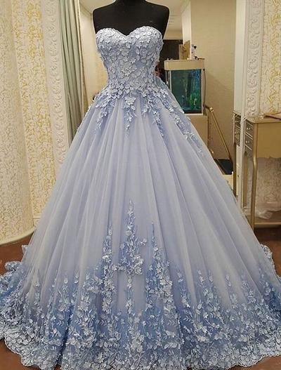 Elegant Sexy Tulle Sweetheart Evening Dresses