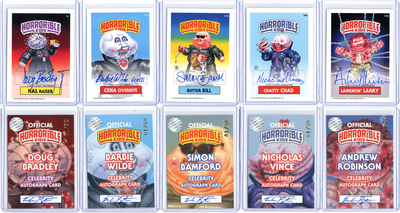 HELLRAISER Horrorible Kids CELEBRITY AUTO Set - DOUG BRADLEY, BARBIE WILDE, SIMON BAMFORD, NICHOLAS VINCE, and ANDREW ROBINSON