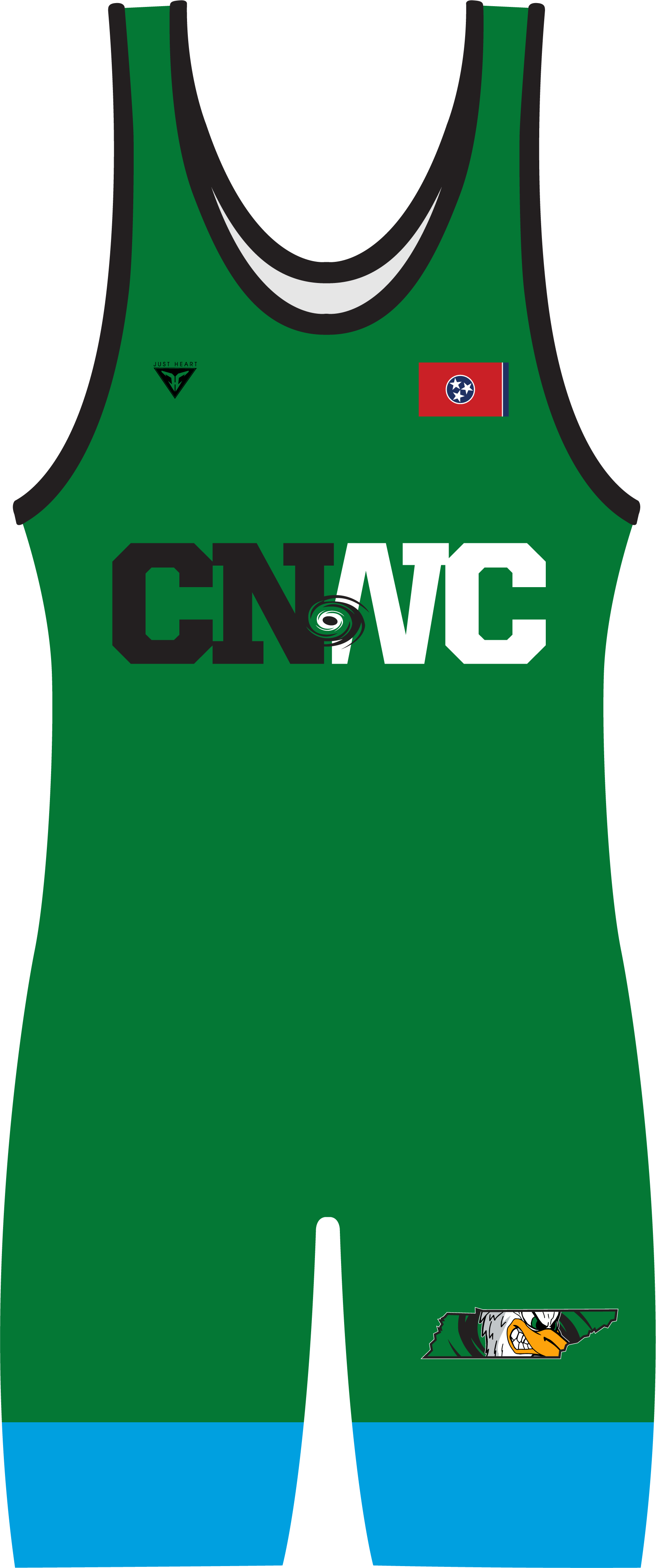 CNWC green singlet