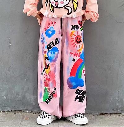 Graffiti Casual Pants