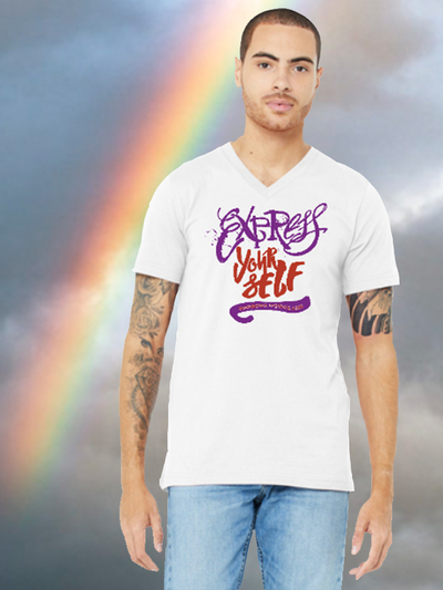 Rainbows Festival 2023 Unisex V-neck T-shirt