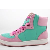 FREE Shipping Harajuku Little Twins sweet Sneakers Shoes - Thumbnail 8