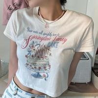 Springtime Fancy Cake Print Tee - Thumbnail 1