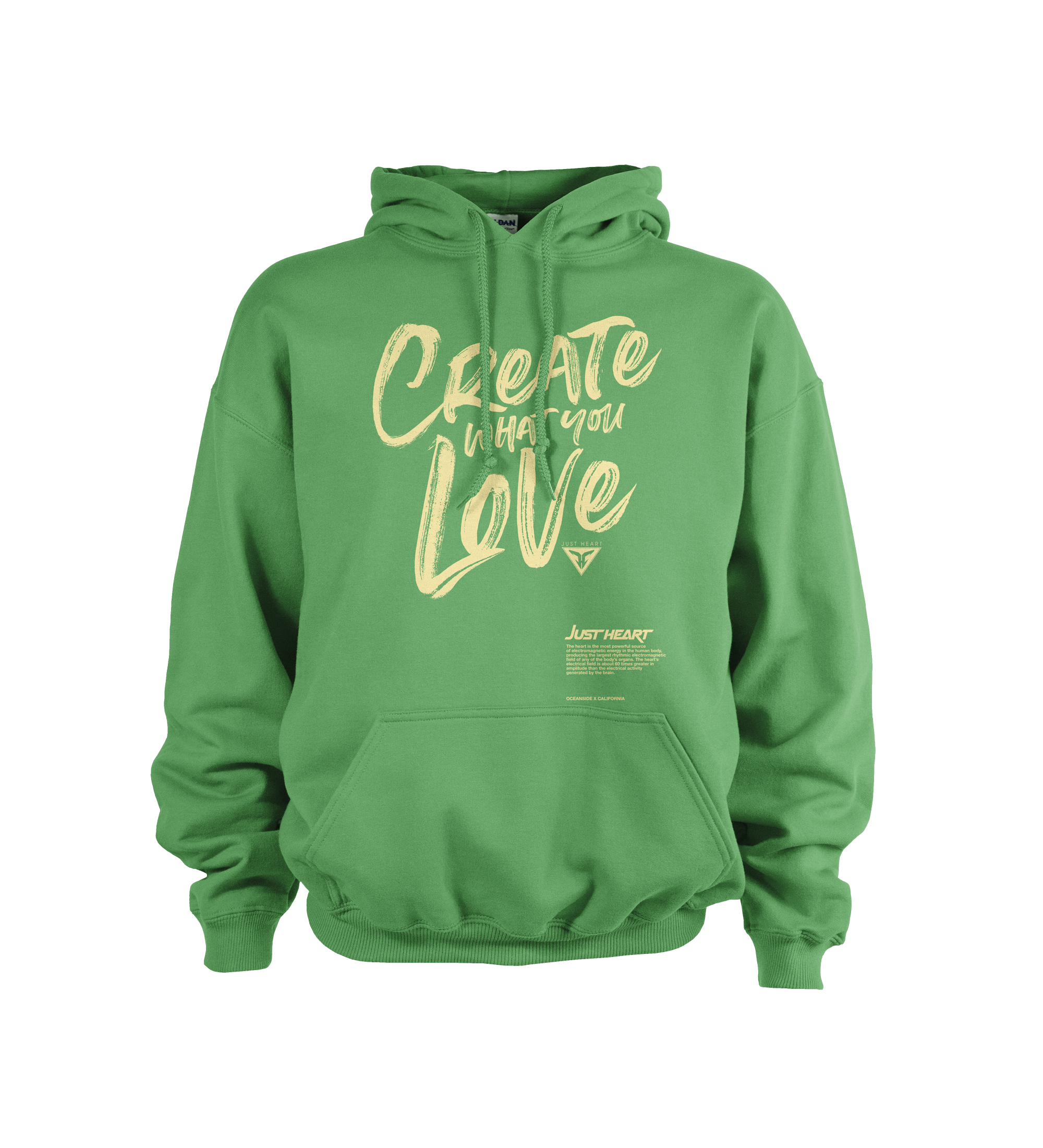 Create what you Love Kiwi unisex hoodie