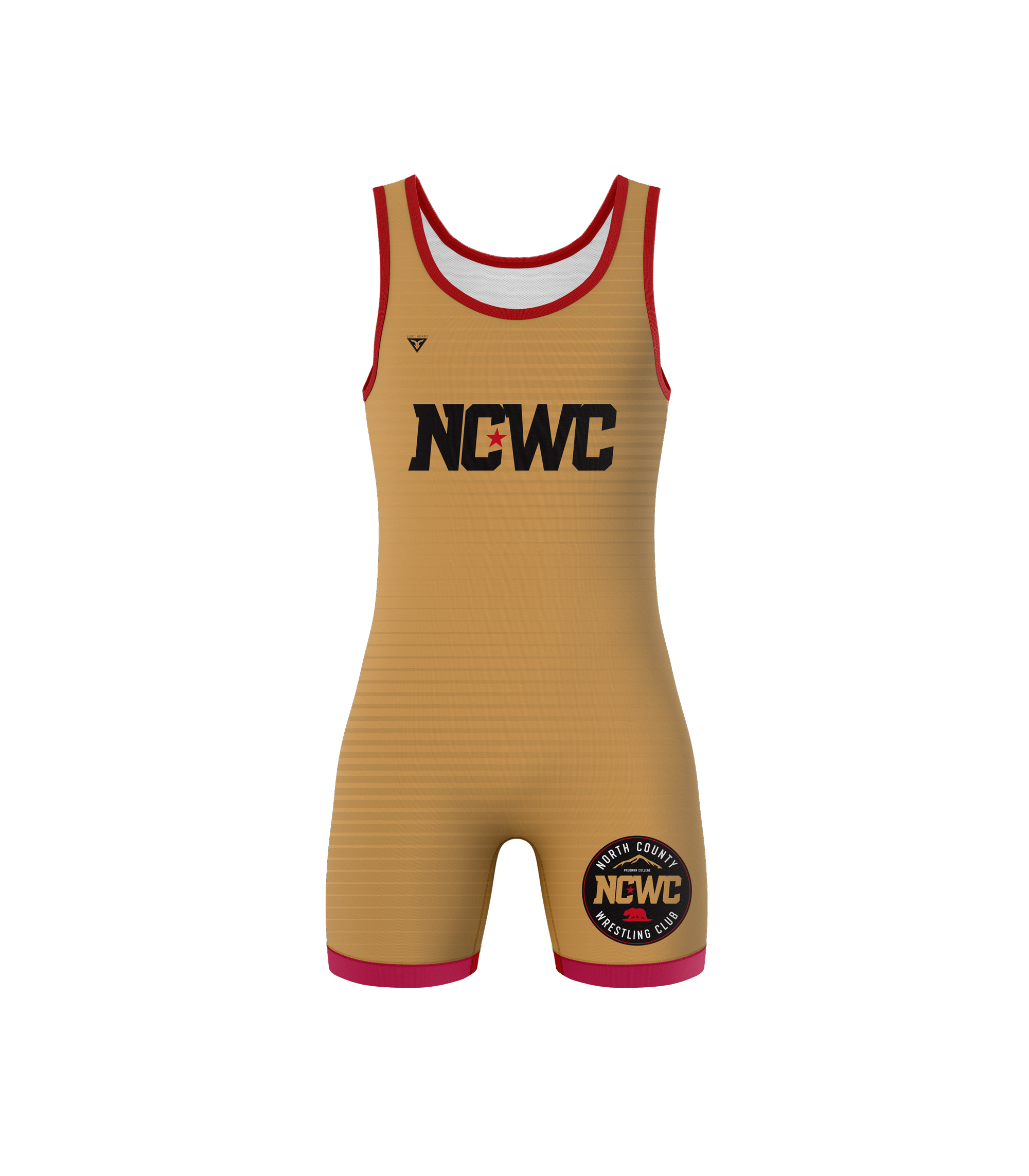 NCWC gold singlet