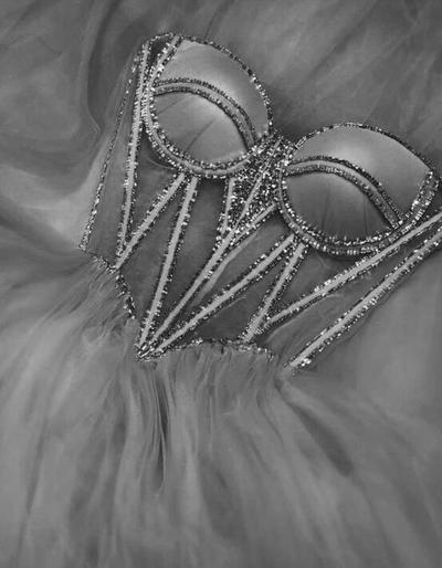 Sexy Sleeveless Grey Sequin Tulle Prom Dresses