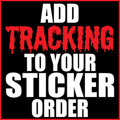 ADD TRACKING TO STICKER ORDER