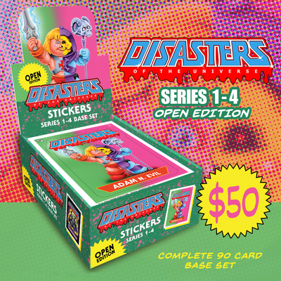 Disasters of the Universe Trading Cards - Series 1-4 Base Set Mini Box *OPEN EDITION