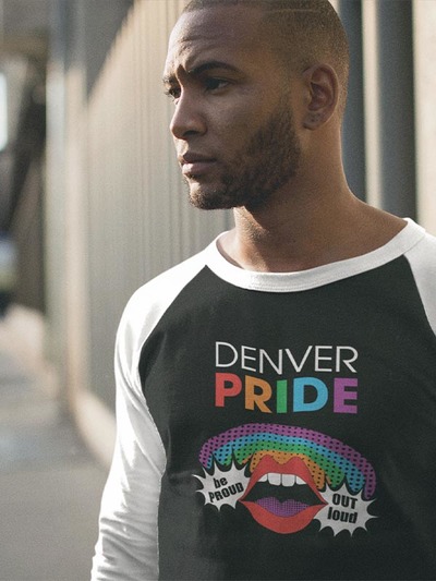 Denver Pride 2023 Official Theme Baseball Shirt