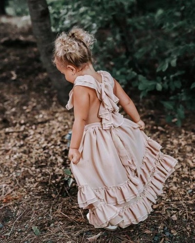 Vintage Flower Girl Dresses Floor Length