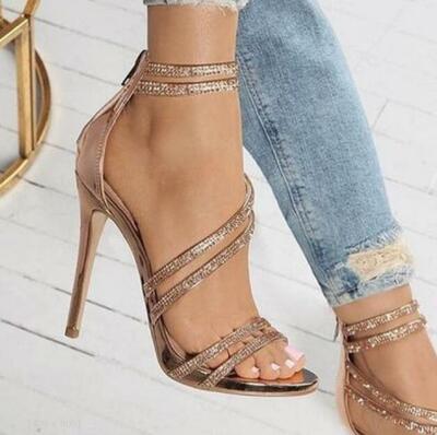 Women's Soup Diamond Crystal High Heels