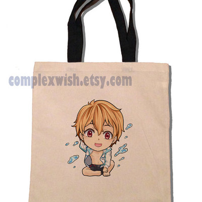 Free! iwatobi swim club cotton tote - nagisa - Thumbnail 4
