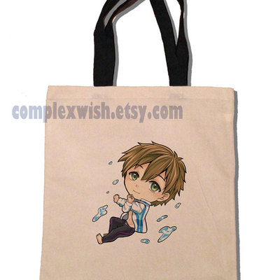 Free! iwatobi swim club cotton tote - makoto - Thumbnail 3