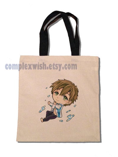 Free! iwatobi swim club cotton tote - Makoto