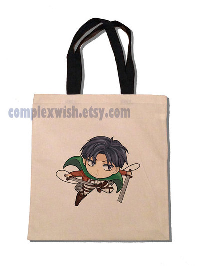 Attack on Titan cotton tote - Levi Rivaille
