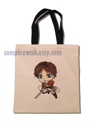 Attack on Titan cotton tote - Eren Jaeger