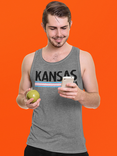 Kansas USA Transgender Unisex Tank Top