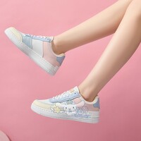 Cinnamoroll My Melody Kuromi Hand Painted Cute Girl Women Pastel Sporty Sneaker Running Shoes - Thumbnail 3