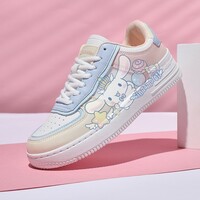 Cinnamoroll My Melody Kuromi Hand Painted Cute Girl Women Pastel Sporty Sneaker Running Shoes - Thumbnail 4