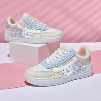 Cinnamoroll My Melody Kuromi Hand Painted Cute Girl Women Pastel Sporty Sneaker Running Shoes - Thumbnail 5