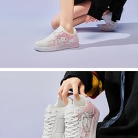 Cinnamoroll My Melody Kuromi Kitty Pompompurin Hand Painted Cute Girl Women Pastel Sporty Sneakers Running Shoes - Thumbnail 5