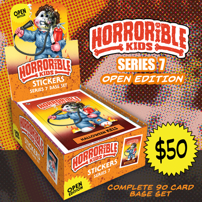 Horrorible Kids Trading Cards - Series 7 Base Set Mini Box *OPEN EDITION