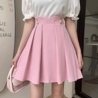 Plus Size Spring Autumn Girl Fashion A-line Umbrella Short Skirt - Thumbnail 4