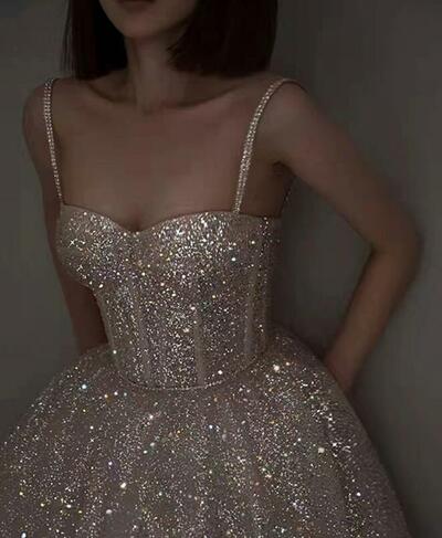 Sexy Sequin Long Prom Evening Dresses