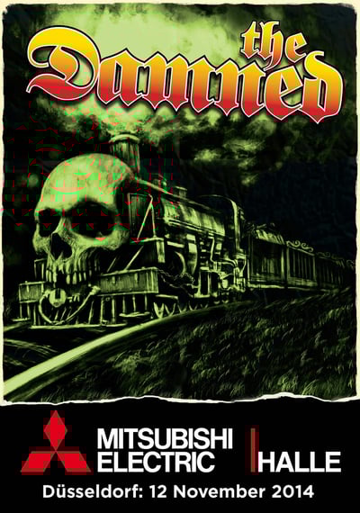 THE DAMNED Live At The Mitsubishi Electric Halle, Düsseldorf, Germany 11.12.2014 DVD