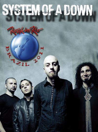 SYSTEM OF A DOWN Live At The Rock In Rio, Brazil 10.02.2011 DVD