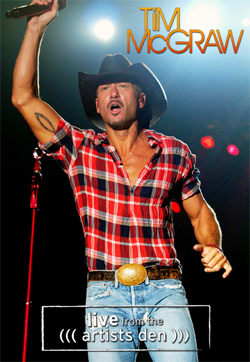 TIM McGRAW Live From The Artist Den 2014 DVD