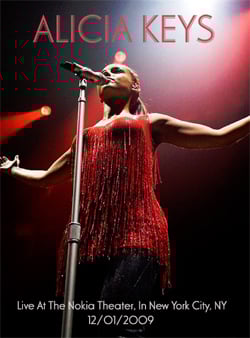 ALICIA KEY Live At The Nokia Theater, In New York City, NY 12.01.2009 DVD