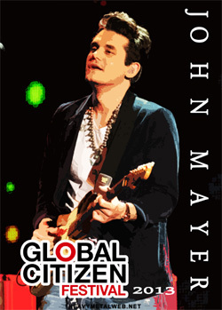 JOHN MAYER Live At The Global Citizen Festival, Central Park, New York 09.28.2013 DVD