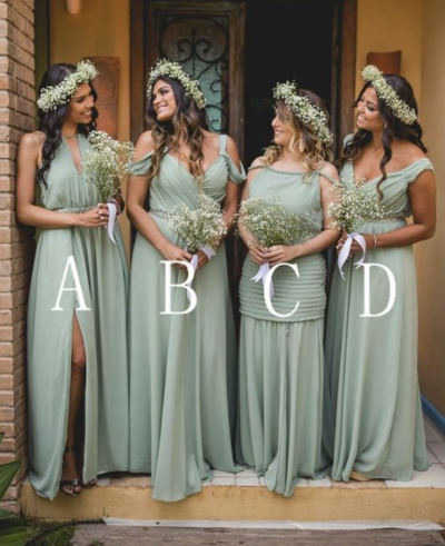 Sage Bridesmaid Dresses for Wedding Party
