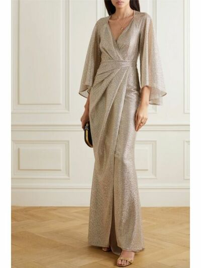 Sequins Lace Mother of Bride and Groom Dress Evening Dress