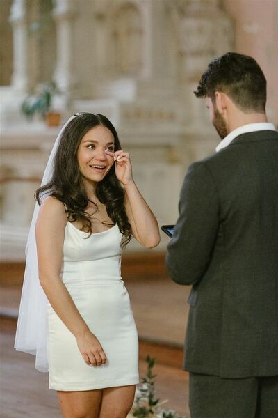 Simple A Line Spaghetti Straps Mini Short Beach Boho Wedding Jumpsuit Bridal Dress