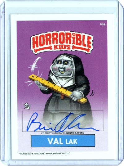 VAL Lak Horrorible Kids BONNIE AARONS - CELEBRITY AUTO Card
