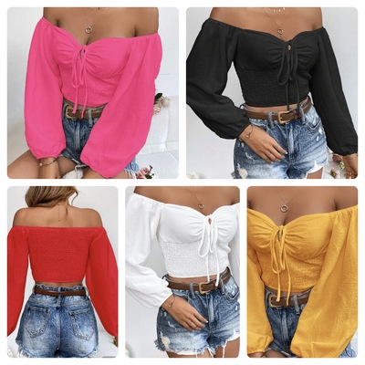 Long Sleeve Fashion Crop-TD
