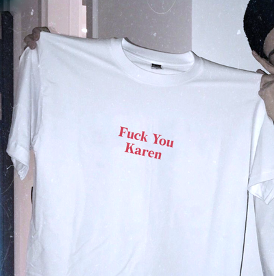 Free Shipping-F**K YOU KAREN TEE