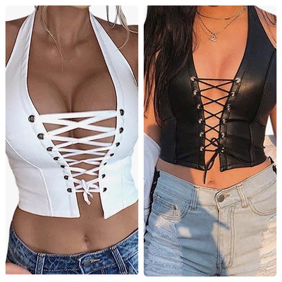 Lace Up Crop-TD