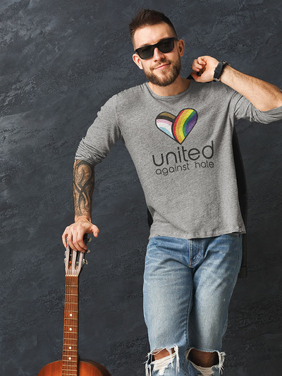 United Against Hate, Phoenix Pride 2023 Unisex Long Sleeve Shirt